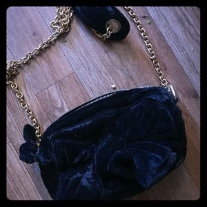 Juicy Couture velvet bow crossbody bag